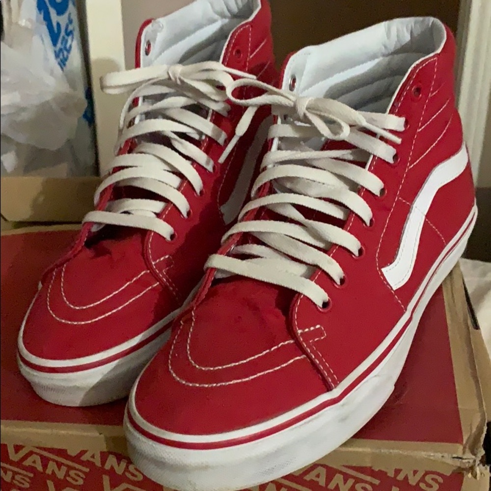 Red Vans - Picture 2 of 6